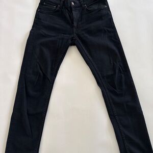 Nudie Jeans Lean Dean Slim Tapered Jeans – Black Skies Wash – 30W, 30L